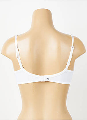 Soutien-gorge effet matière satinée haut soutien-gorge emboitant blanc SIMONE PERELE femme