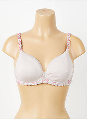 Soutien-gorge effet matière satinée haut soutien-gorge emboitant chair SIMONE PERELE femme