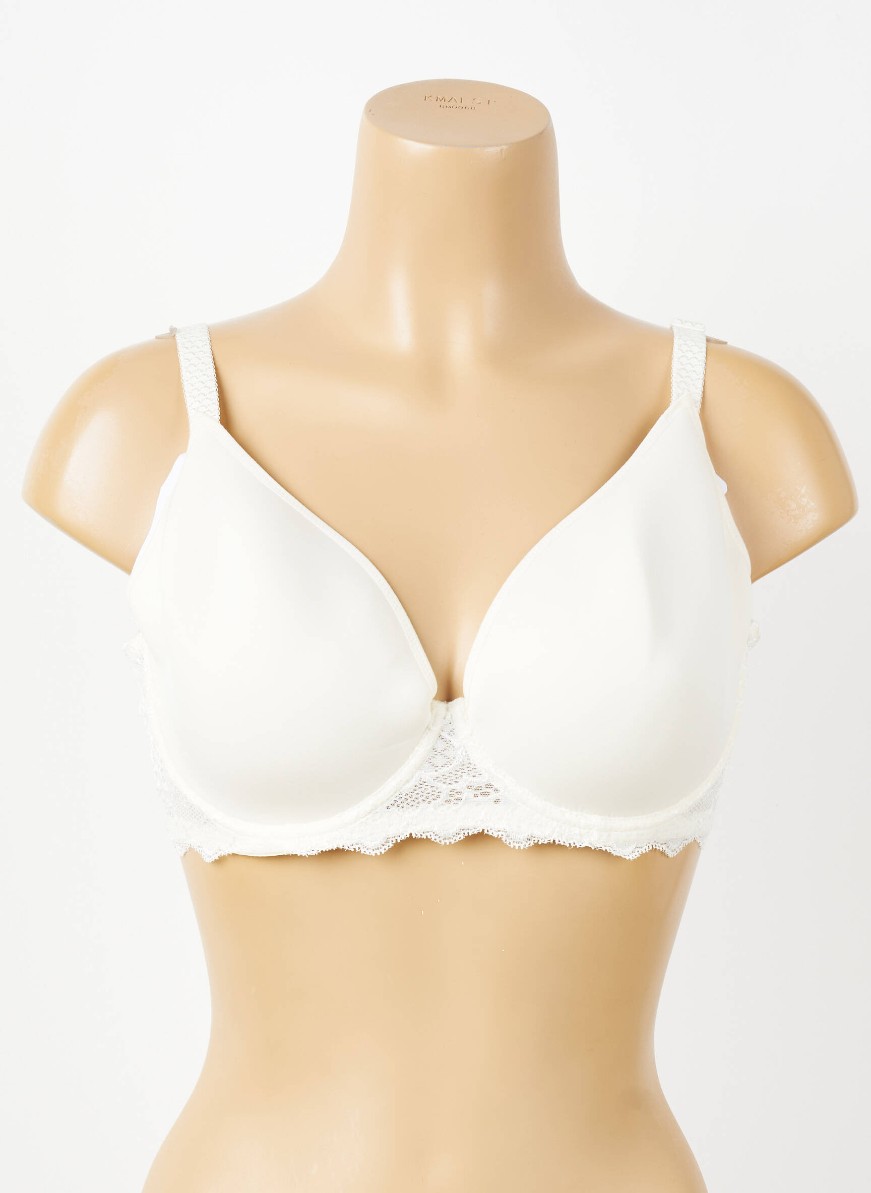 Soutien-gorge effet matière satinée haut soutien-gorge moulé beige SIMONE PERELE femme