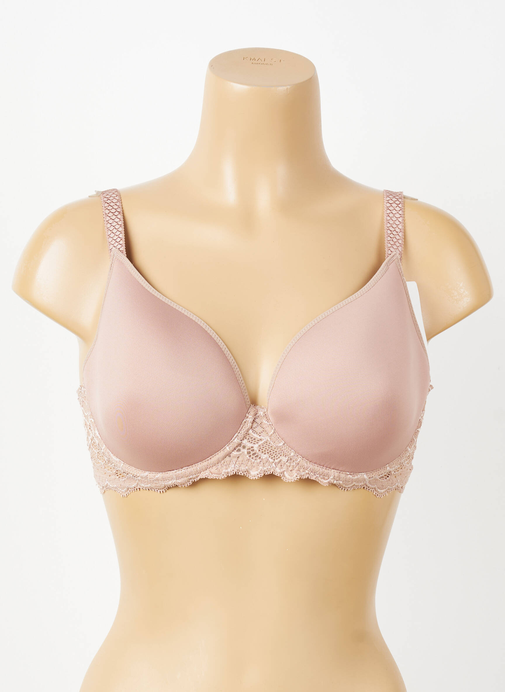 Soutien-gorge effet matière satinée haut soutien-gorge moulé rose SIMONE PERELE femme
