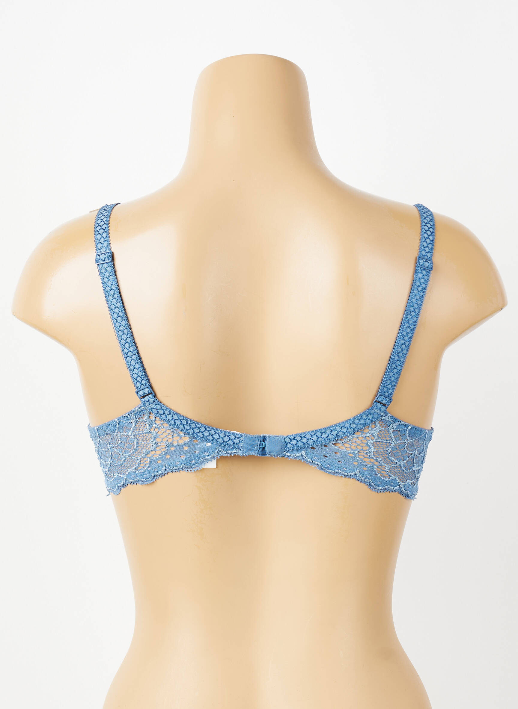 Soutien-gorge effet matière satinée haut soutien-gorge moulé bleu SIMONE PERELE femme