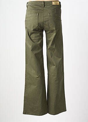 Pantalon flare stretch taille normale vert COUTURIST femme