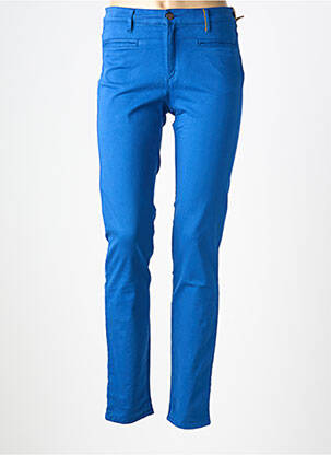 Jeans coupe slim stretch taille normale bleu COUTURIST femme