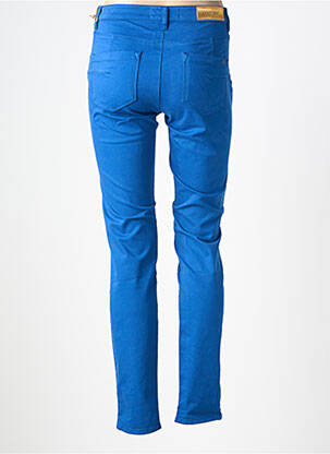 Jeans coupe slim stretch taille normale bleu COUTURIST femme