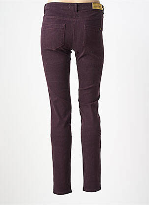 Jeans coupe slim stretch taille normale violet COUTURIST femme
