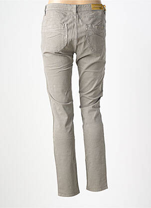 Jeans coupe slim stretch taille normale gris COUTURIST femme