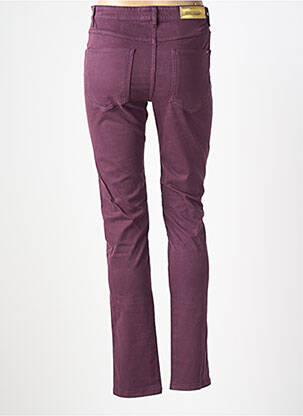 Pantalon slim taille haute taille haute violet COUTURIST femme