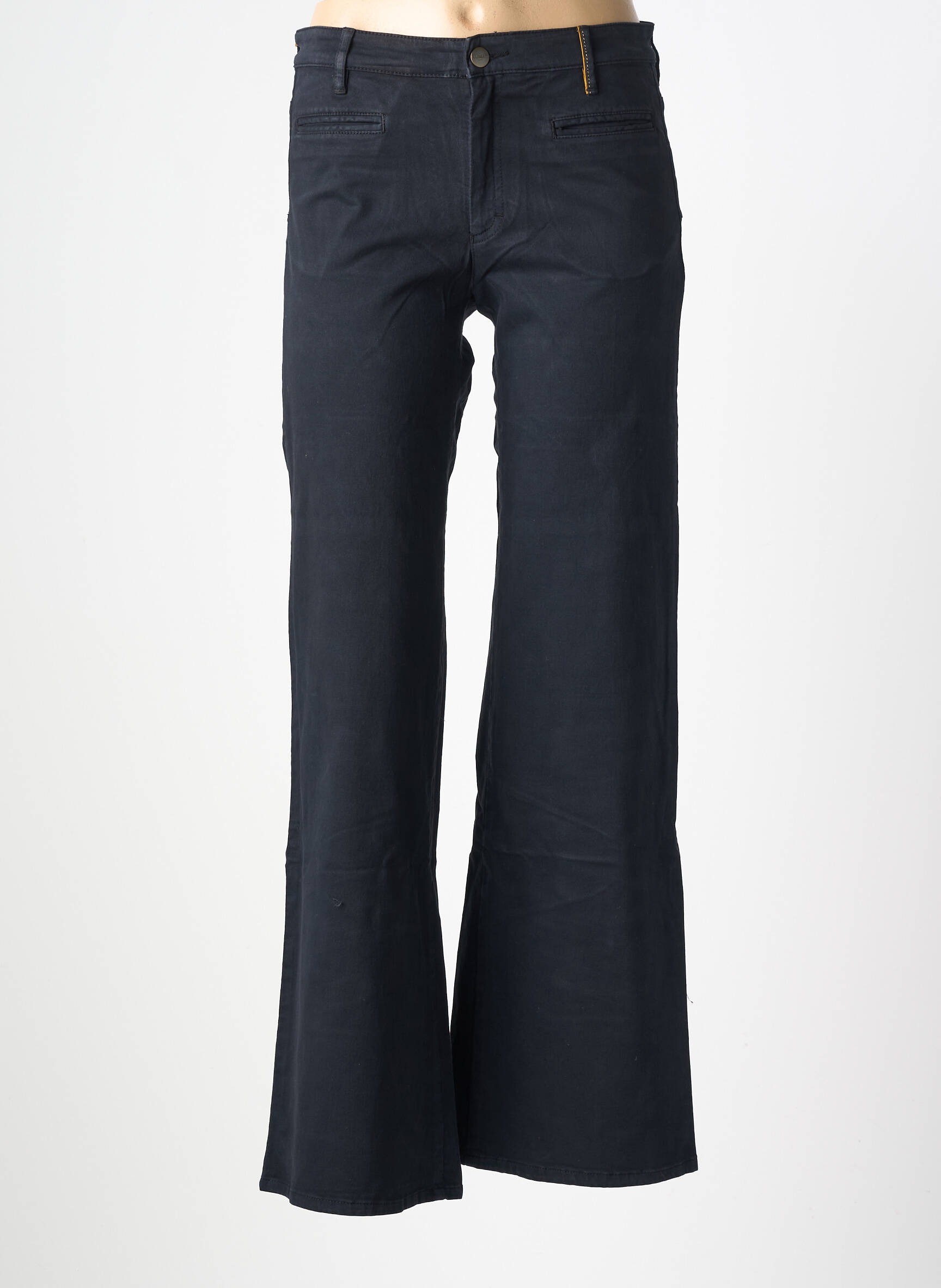 Jean coupe flare stretch taille normale noir COUTURIST femme