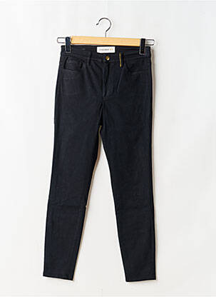 Jeans coupe slim taille haute taille haute noir COUTURIST femme