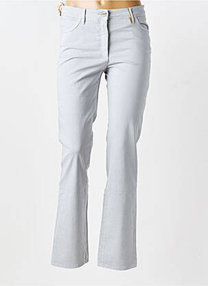Jeans coupe slim stretch taille normale gris COUTURIST femme
