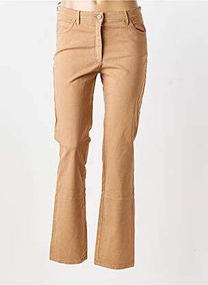 Jeans coupe slim taille normale taille normale beige COUTUREVE femme