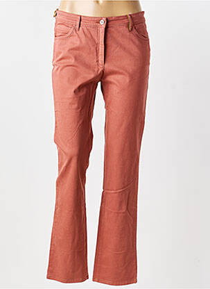 Jeans coupe slim stretch taille normale rose COUTURIST femme