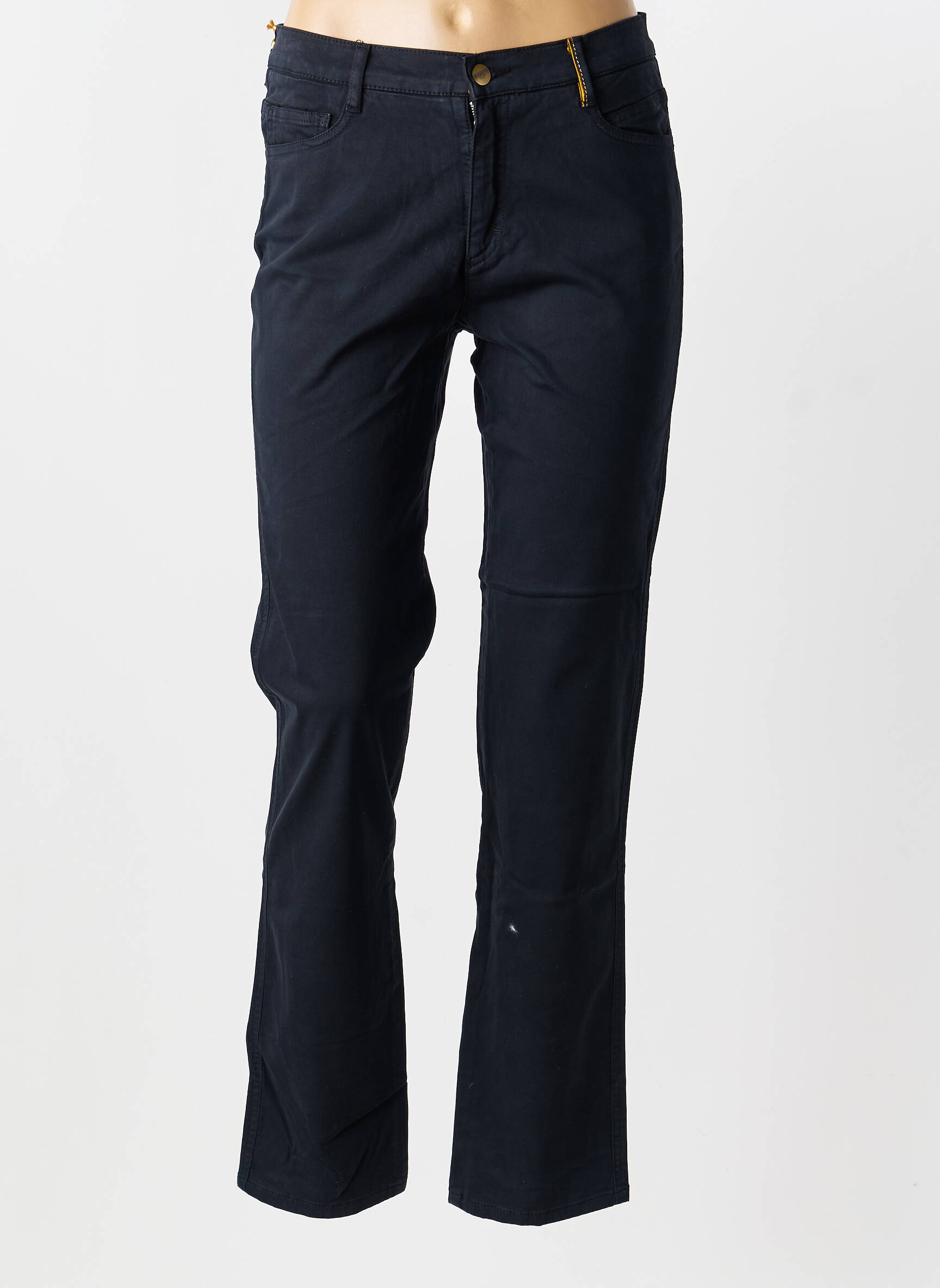 Jeans coupe slim stretch taille normale noir COUTURIST femme