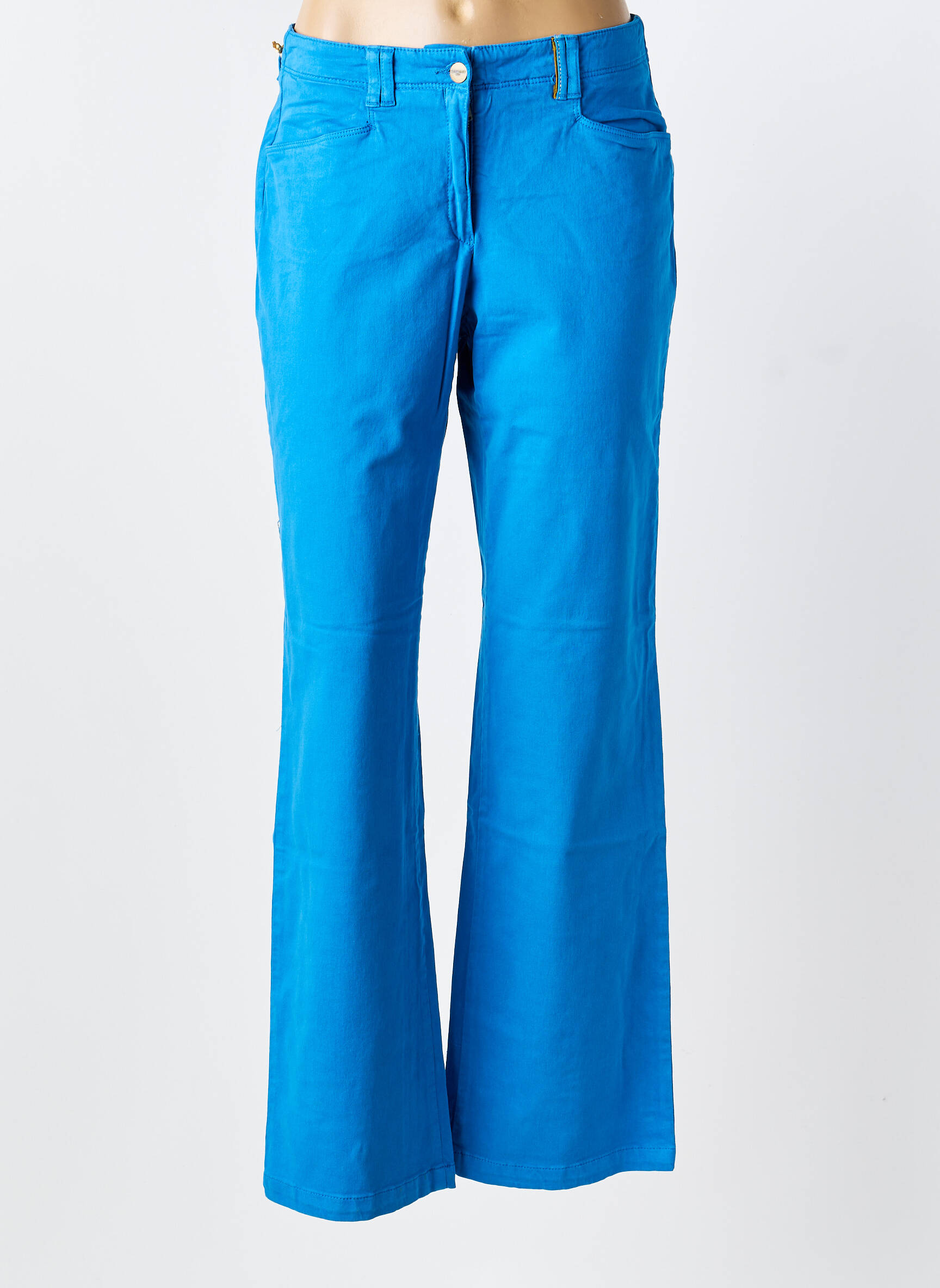 Jeans bootcut taille normale taille normale bleu COUTURIST femme