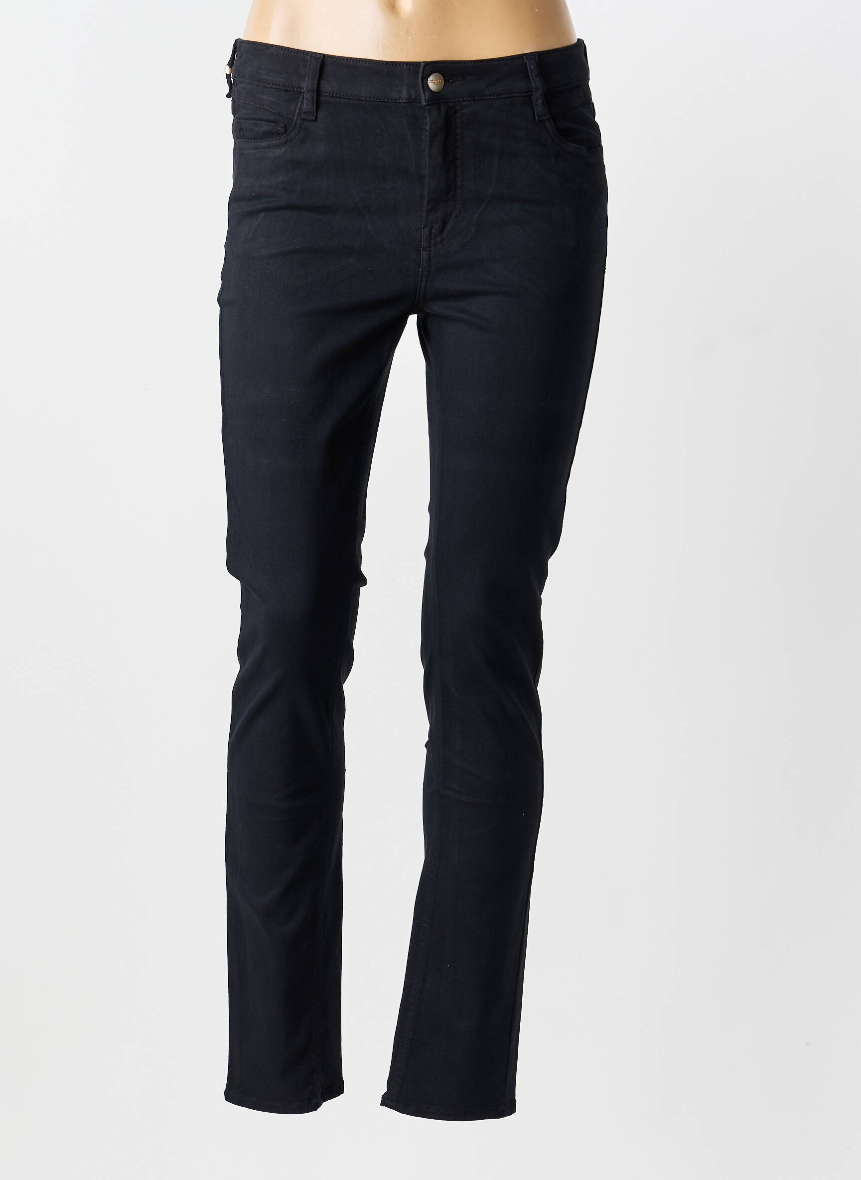 Pantalon slim taille normale taille normale noir COUTURIST femme