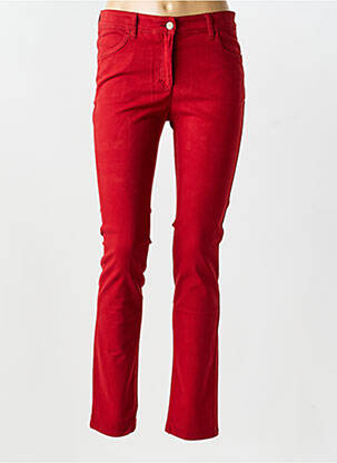 Pantalon slim poches rouge COUTURIST femme