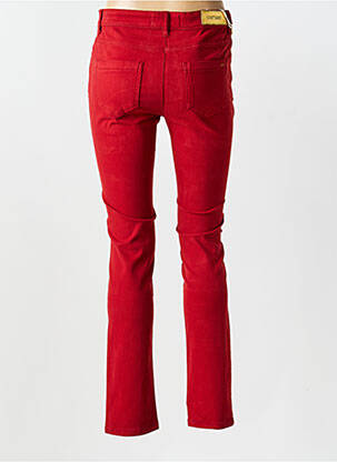 Pantalon slim poches rouge COUTURIST femme