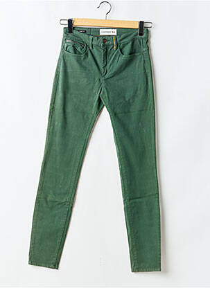 Pantalon slim poches vert COUTURIST femme