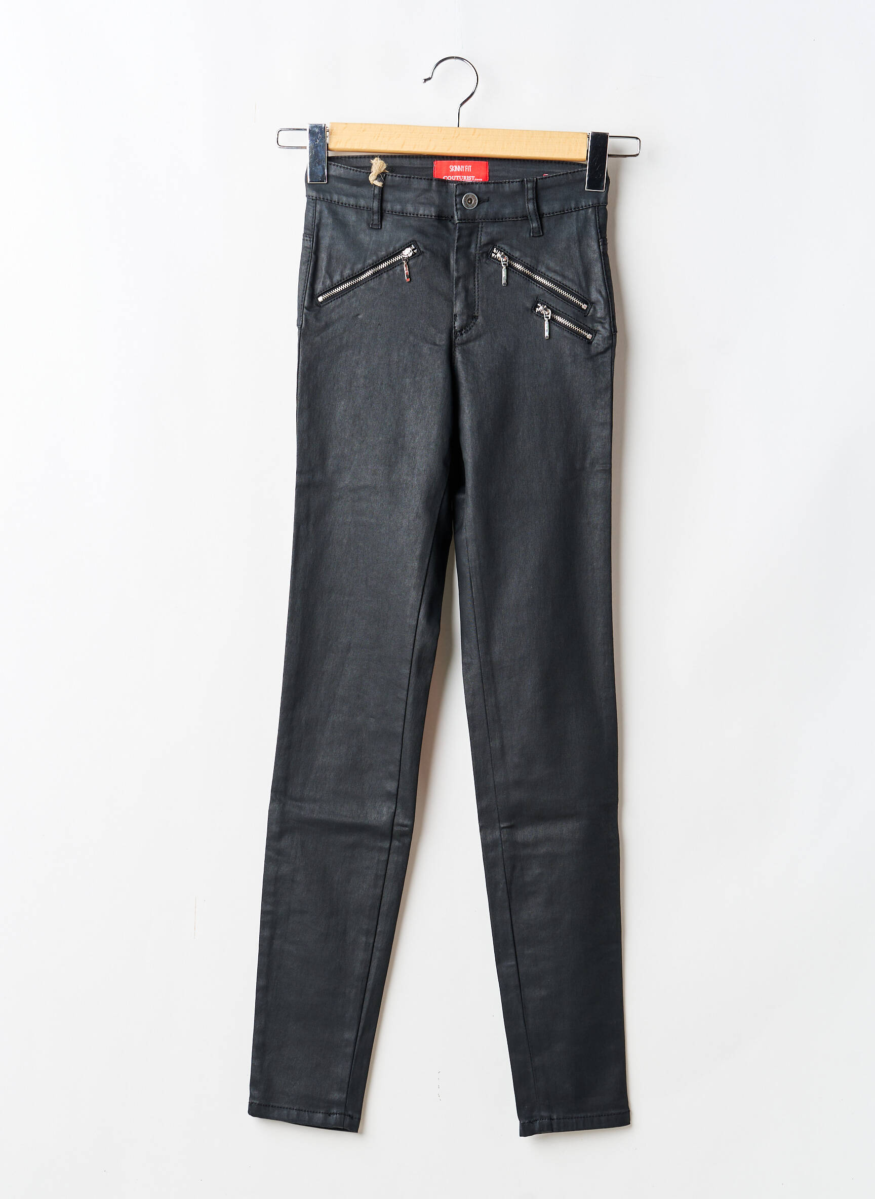 Pantalon slim poches noir COUTURIST femme