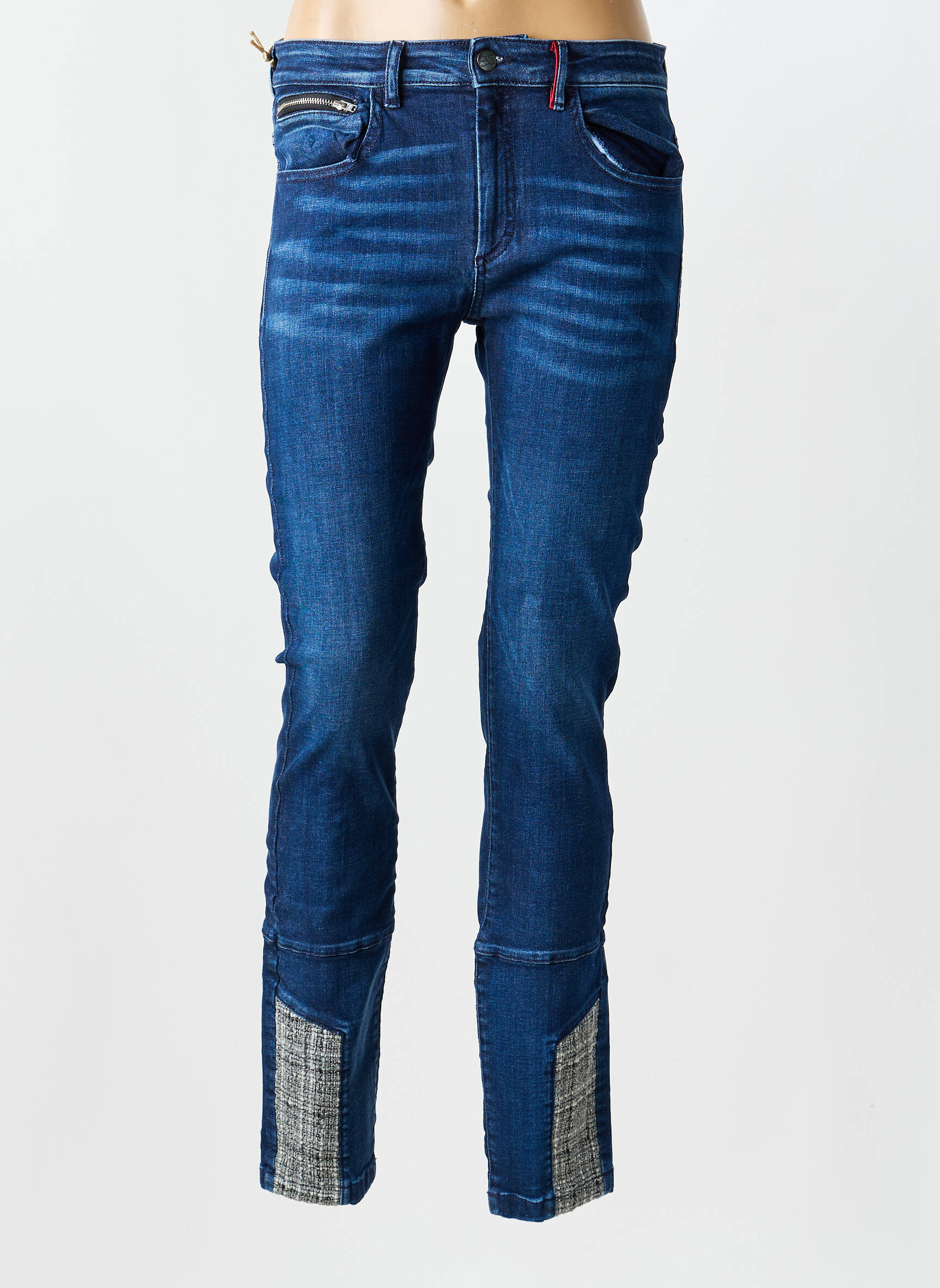 Jeans skinny poches bleu DENIM &DRESS femme