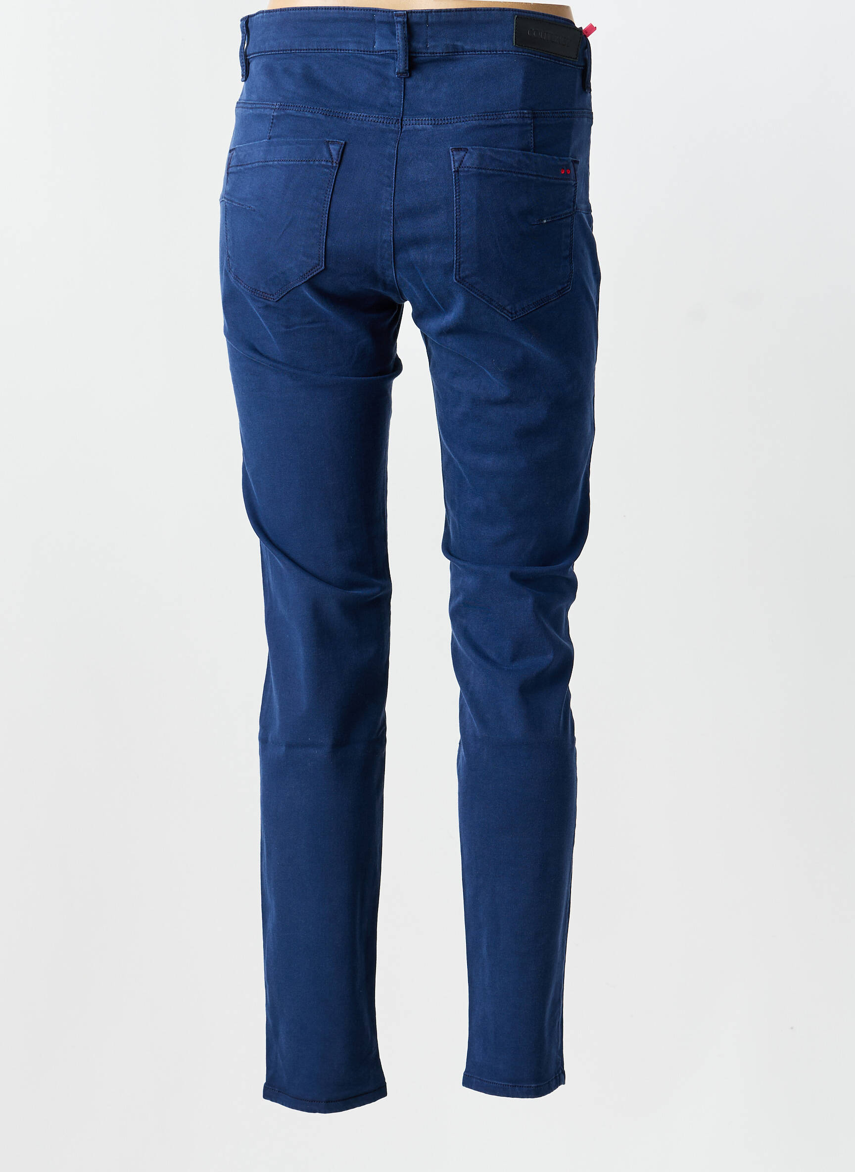 Pantalon slim stretch taille normale bleu COUTURIST femme