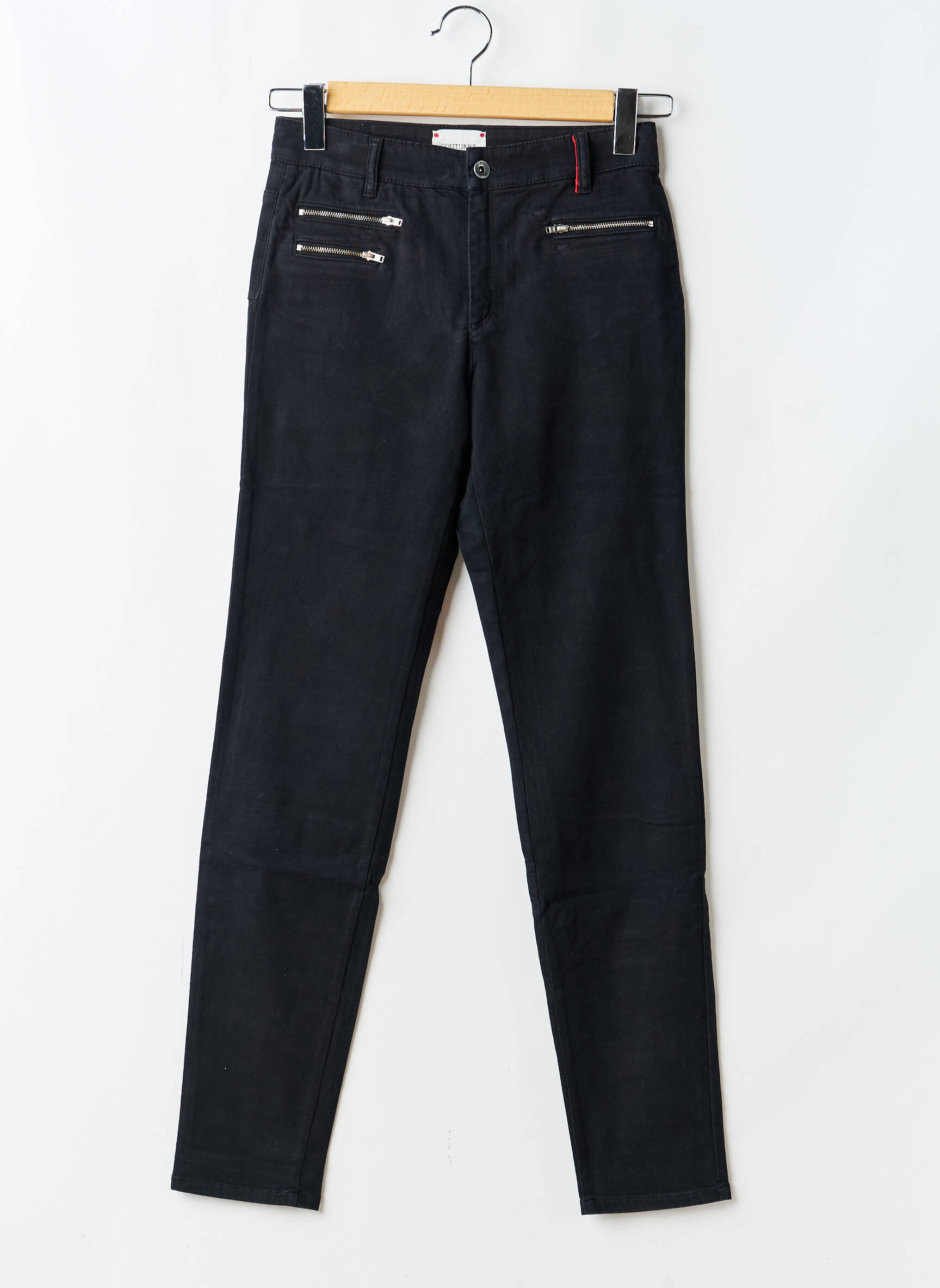 Pantalon slim poches noir COUTURIST femme