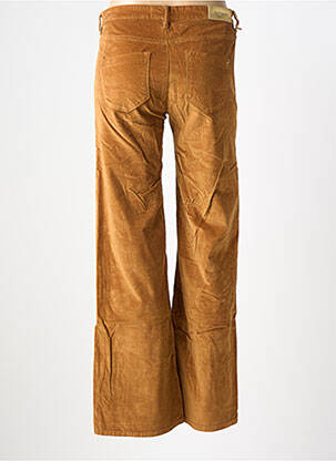 Pantalon flare stretch taille normale jaune COUTURIST femme