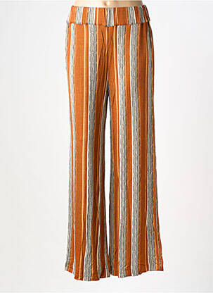 Pantalon flare stretch taille normale jaune COUTURIST femme