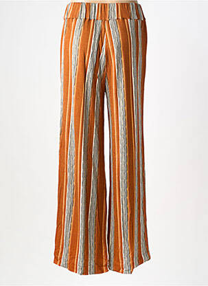 Pantalon flare stretch taille normale jaune COUTURIST femme