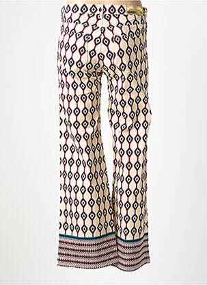 Pantalon flare taille normale taille normale beige COUTURIST femme