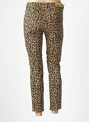 Pantalon 7/8 stretch taille normale beige COUTURIST femme