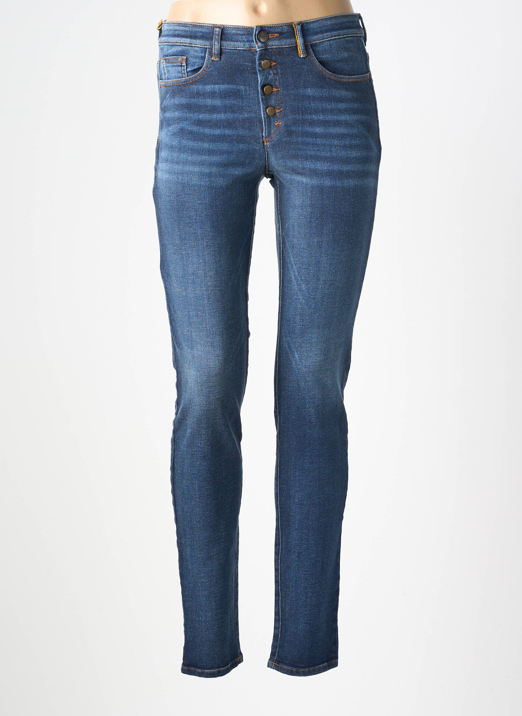 Jeans skinny taille normale taille normale bleu COUTURIST femme