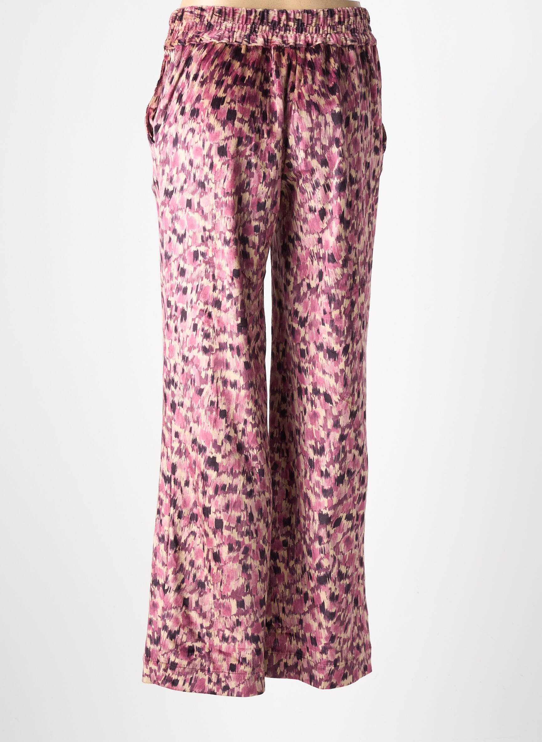 Pantalon large poches taille normale violet COUTURIST femme