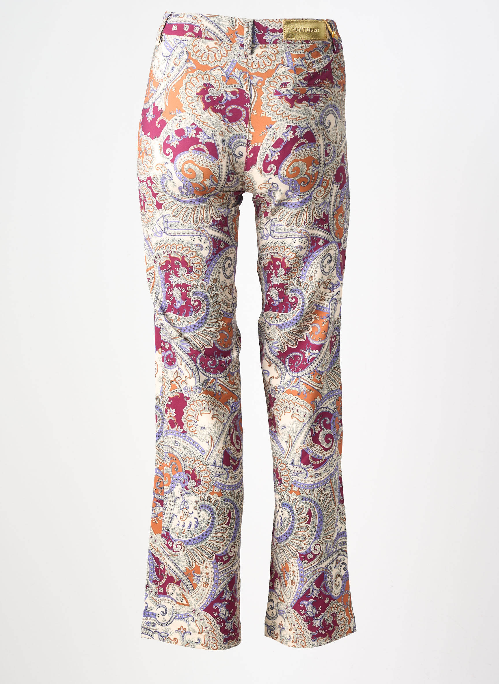 Pantalon flare taille normale taille normale beige COUTURIST femme