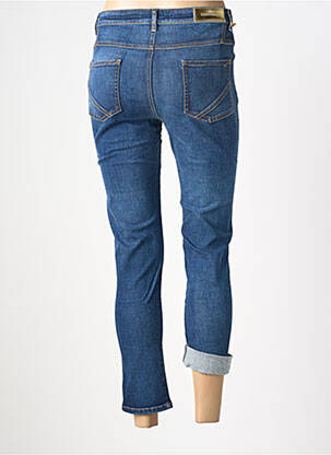 Jeans coupe slim taille haute taille haute bleu COUTURIST femme