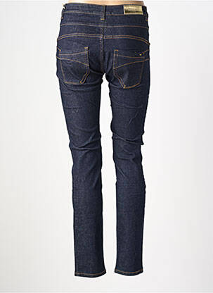 Jeans coupe slim tissage brut taille normale bleu COUTURIST femme