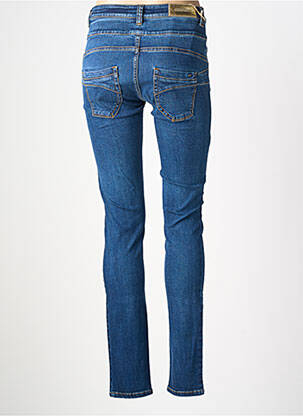 Jeans coupe slim stretch taille normale bleu COUTURIST femme