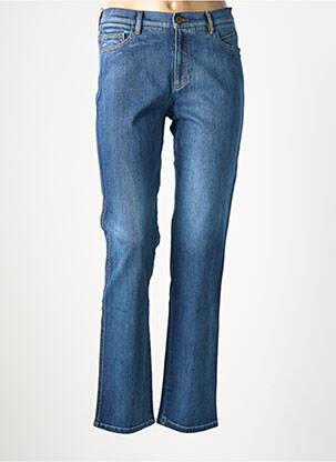 Jeans coupe slim stretch taille normale bleu COUTURIST femme