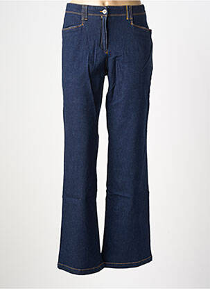Jeans coupe large stretch taille normale bleu COUTURIST femme