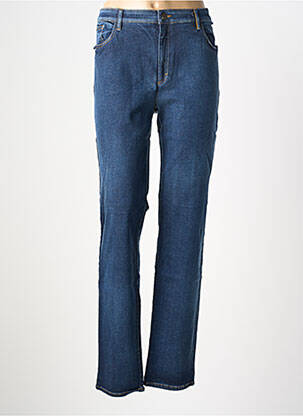 Jeans coupe slim stretch taille normale bleu COUTURIST femme