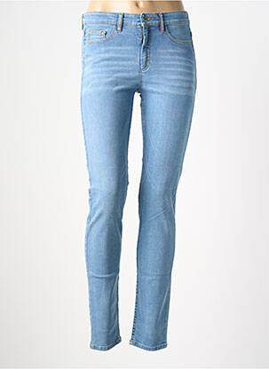 Jeans coupe slim stretch taille normale bleu COUTURIST femme