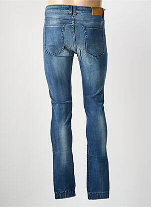 Jeans coupe slim fermeture boutonnée sur le devant taille normale bleu COUTURIST homme