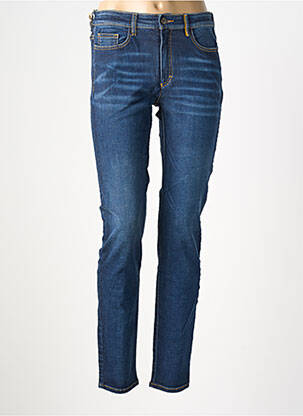 Jeans coupe slim stretch taille normale bleu COUTURIST femme