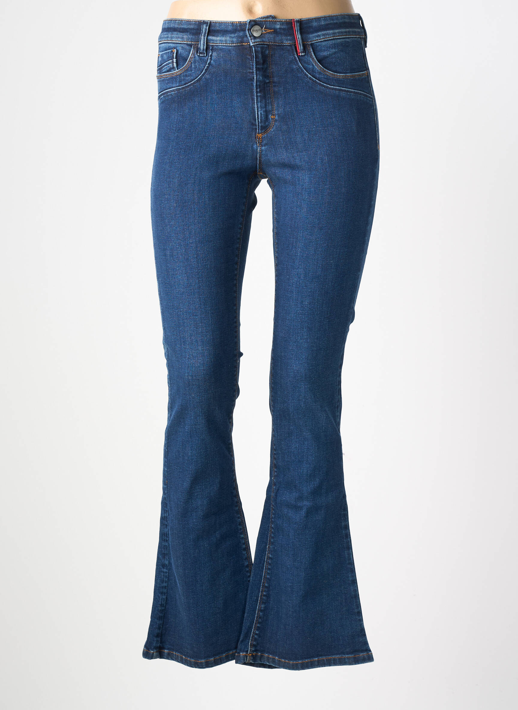 Jean coupe flare stretch taille normale bleu COUTURIST femme