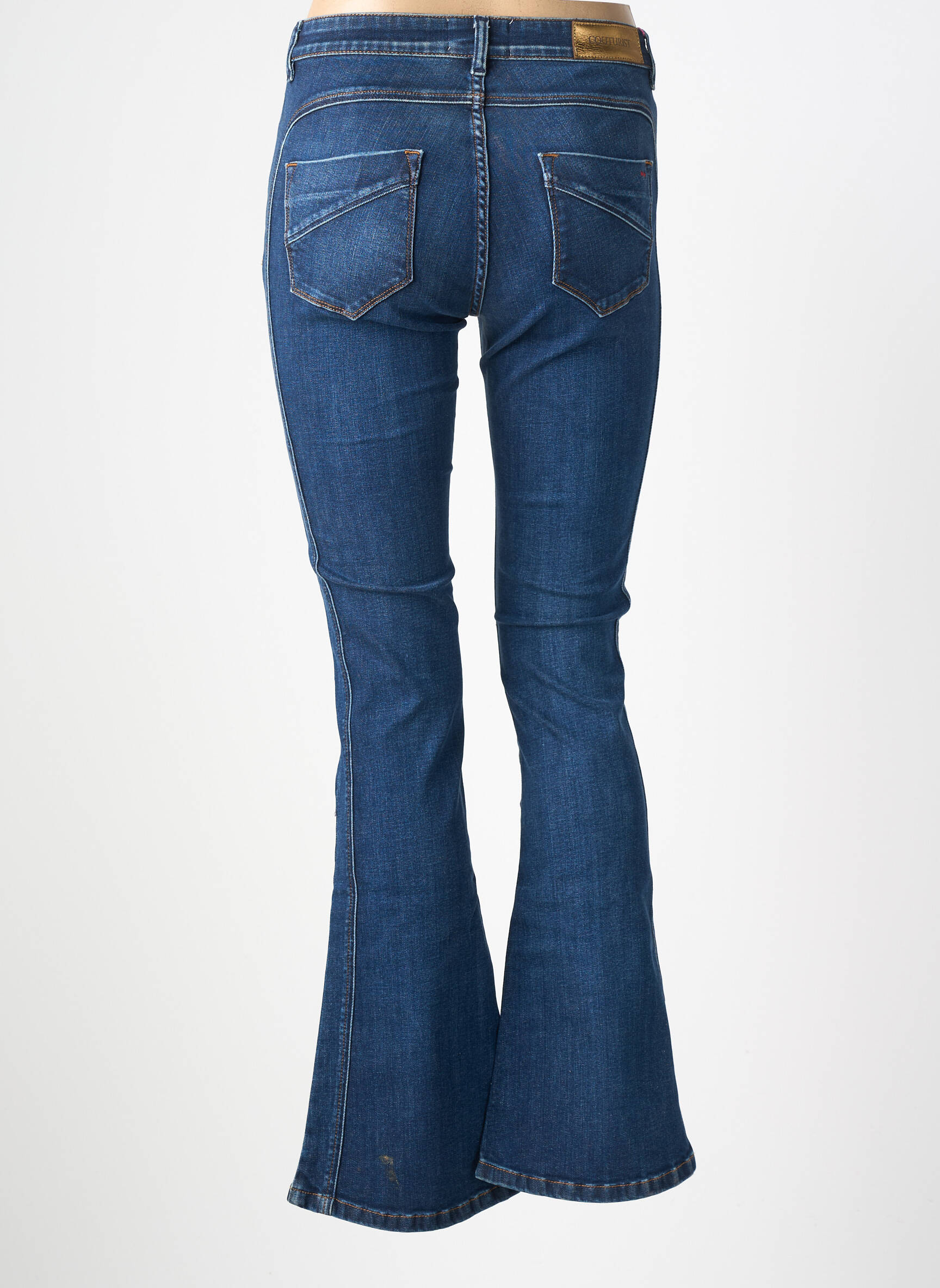 Jean coupe flare stretch taille normale bleu COUTURIST femme