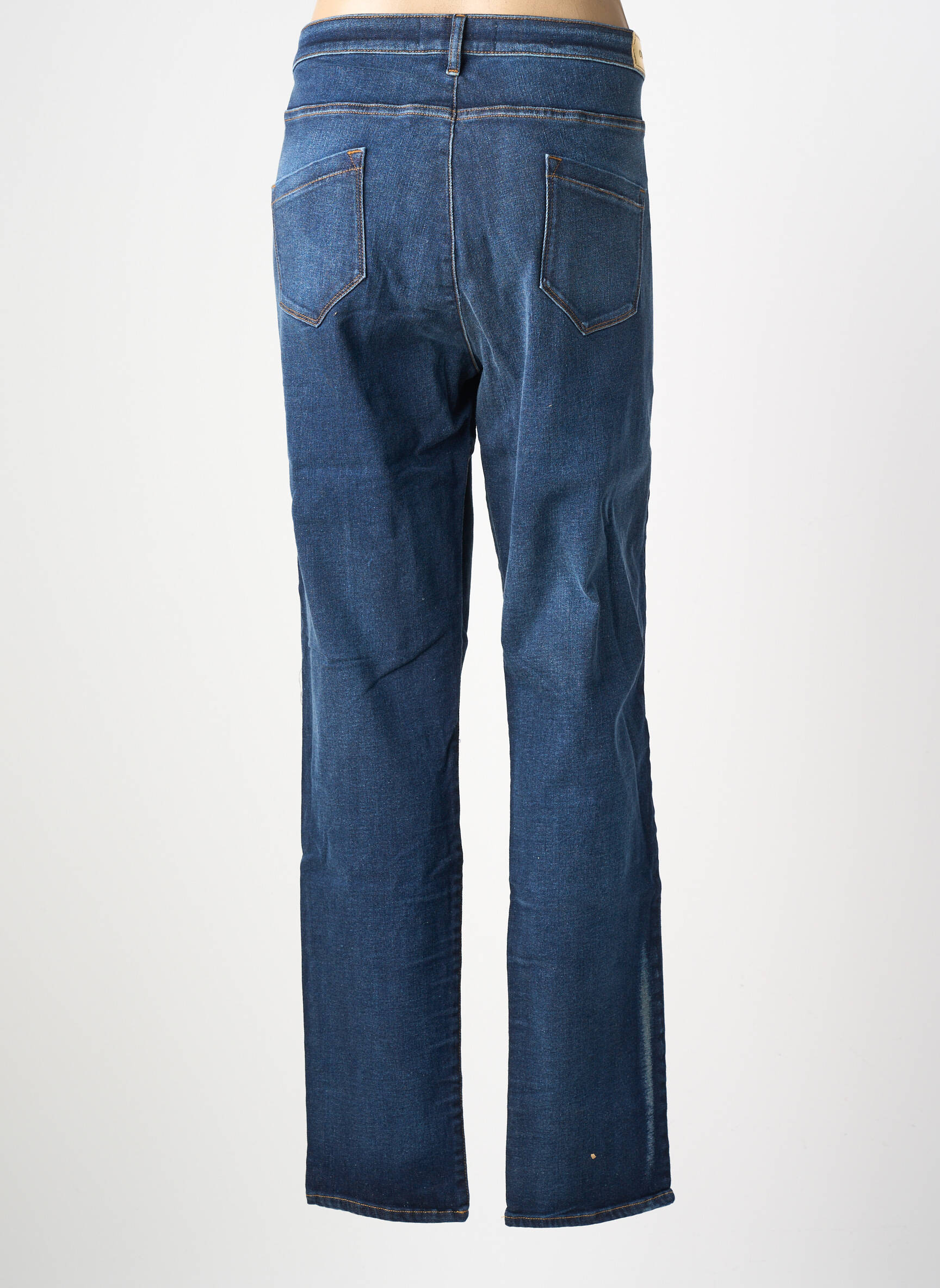 Jeans coupe slim stretch taille normale bleu COUTURIST femme