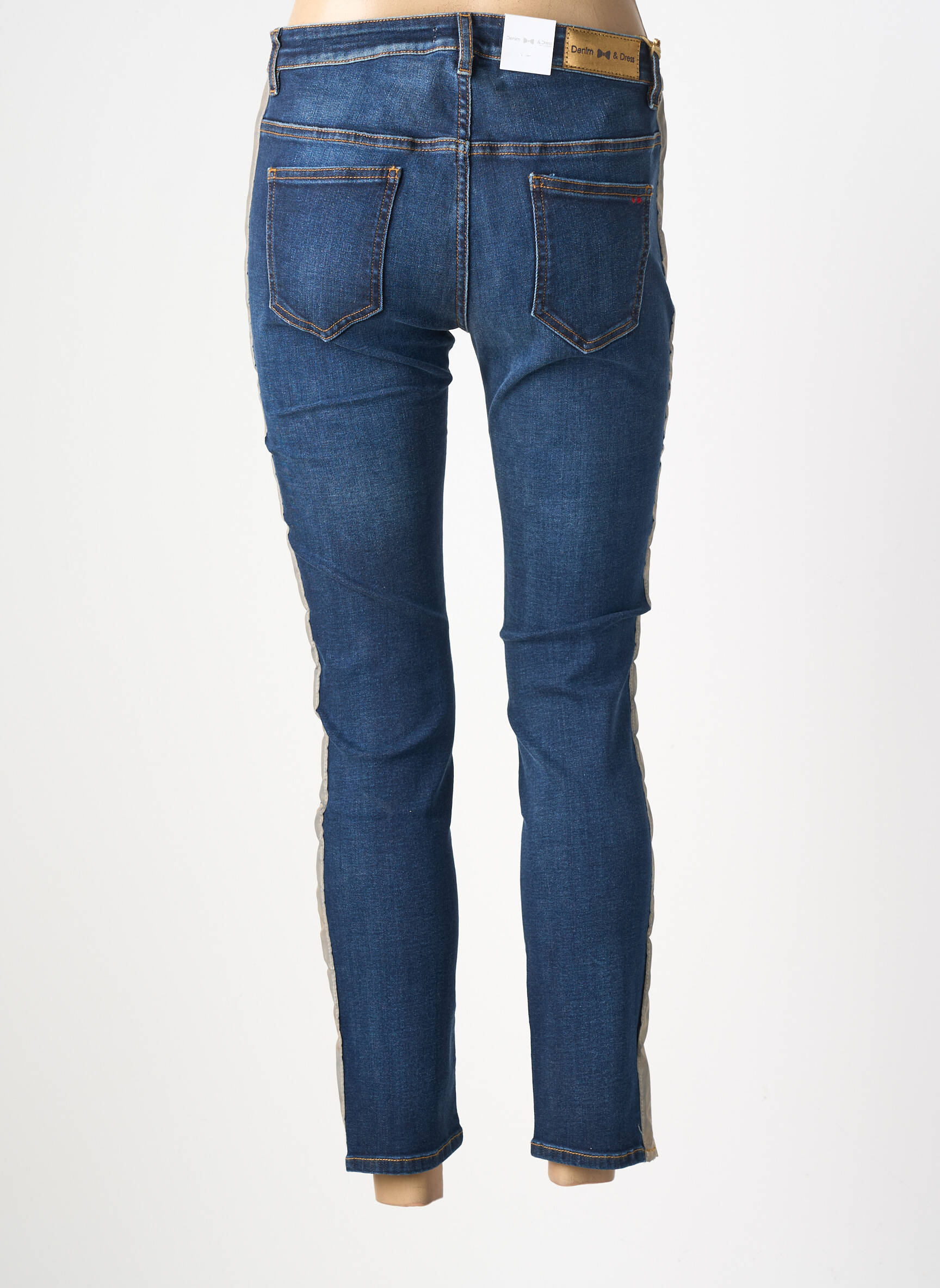 Jeans coupe slim stretch taille normale bleu DENIM &DRESS femme