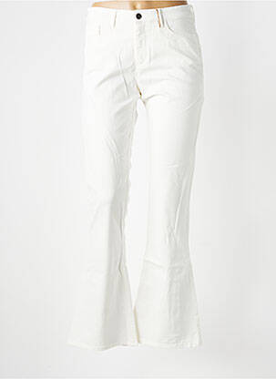 Pantalon flare stretch taille normale beige COUTURIST femme