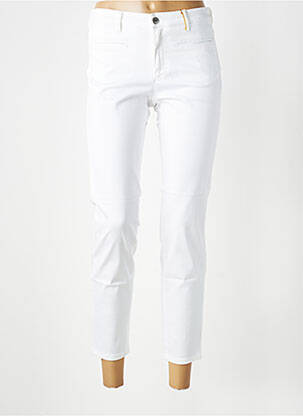 Pantalon 7/8 stretch taille normale blanc COUTURIST femme