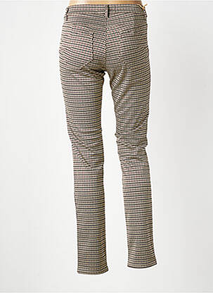 Pantalon slim stretch taille normale beige COUTURIST femme